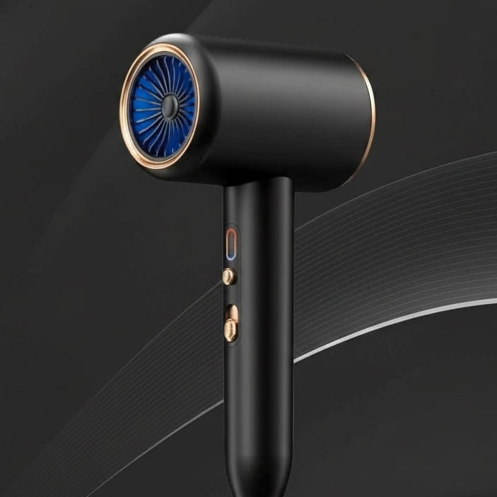 Ionic Hair Dryer with Concentrator Nozzle and Fast Drying Technology - Image 2