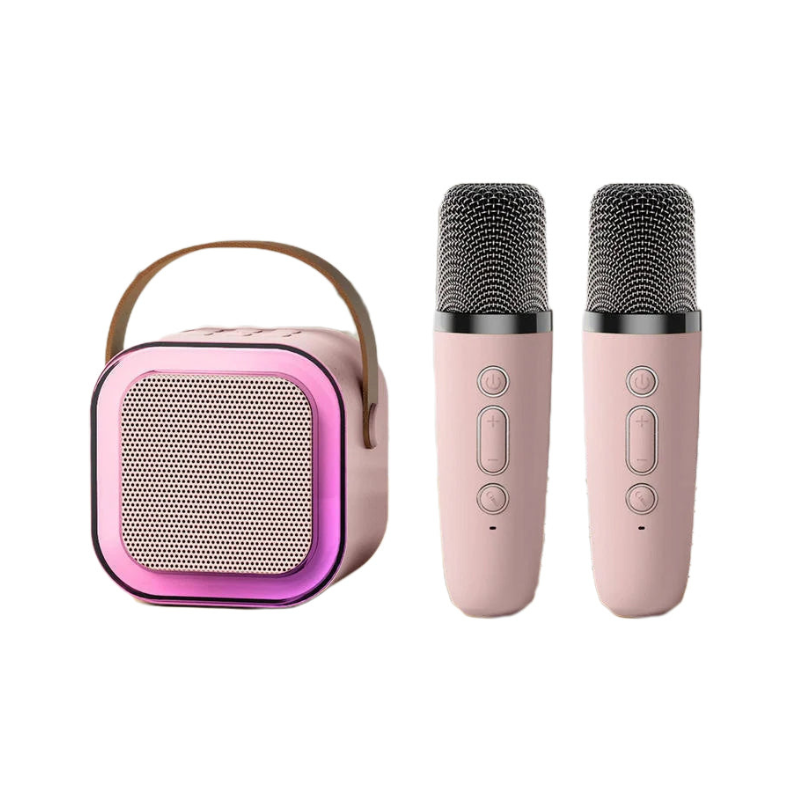 Kids' Mini Karaoke Machine with Wireless Microphones and Bluetooth Speaker - Image 16