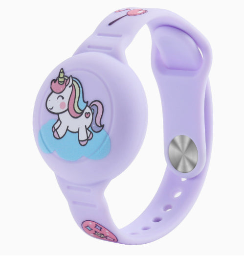 Kids' Silicone Airtag Wristband with Adjustable Strap and Cartoon Graphics - Image 10