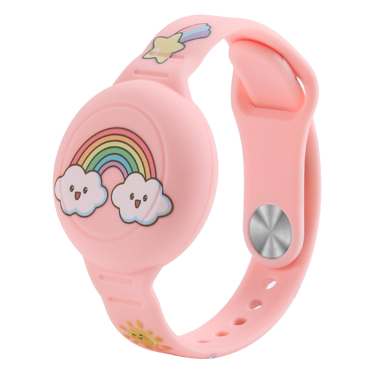 Kids' Silicone Airtag Wristband with Adjustable Strap and Cartoon Graphics - Image 11