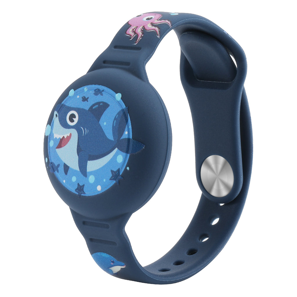 Kids' Silicone Airtag Wristband with Adjustable Strap and Cartoon Graphics - Image 13