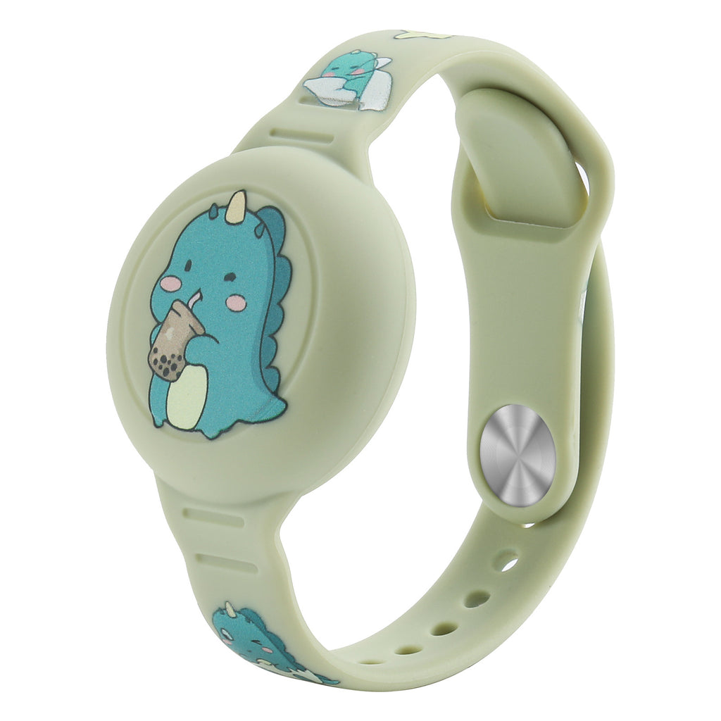 Kids' Silicone Airtag Wristband with Adjustable Strap and Cartoon Graphics - Image 9