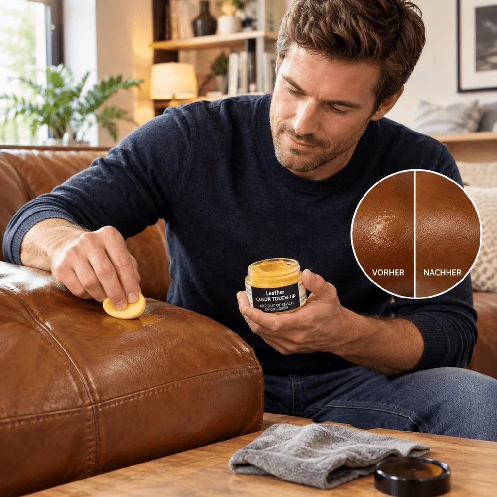 Leather Couch Repair Cream with Color Touch-Up Paste and Restoration Applicator - Image 2