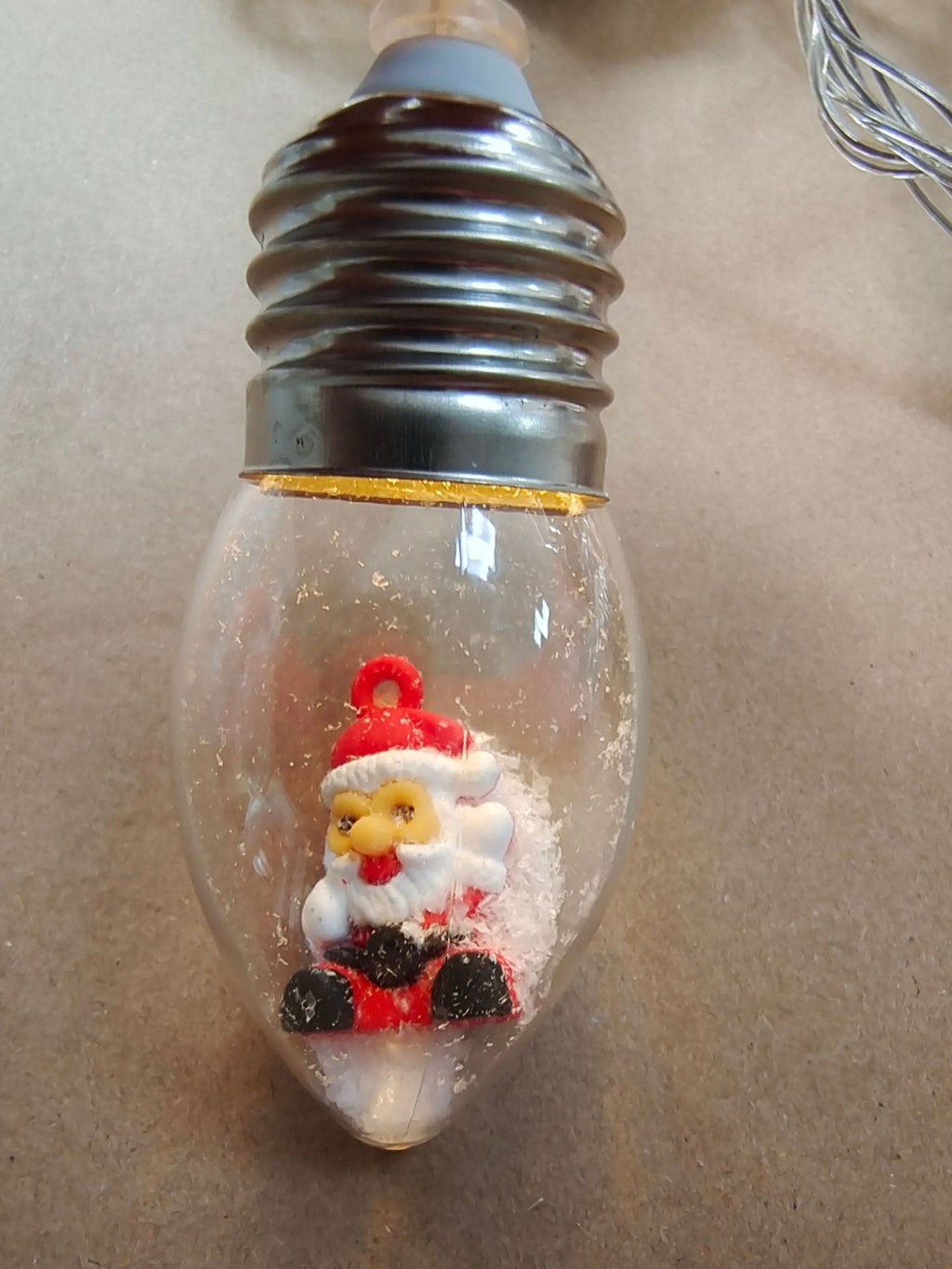 LED Christmas String Lights with Miniature Snow Globe Bulbs and Warm White Glow - Image 16