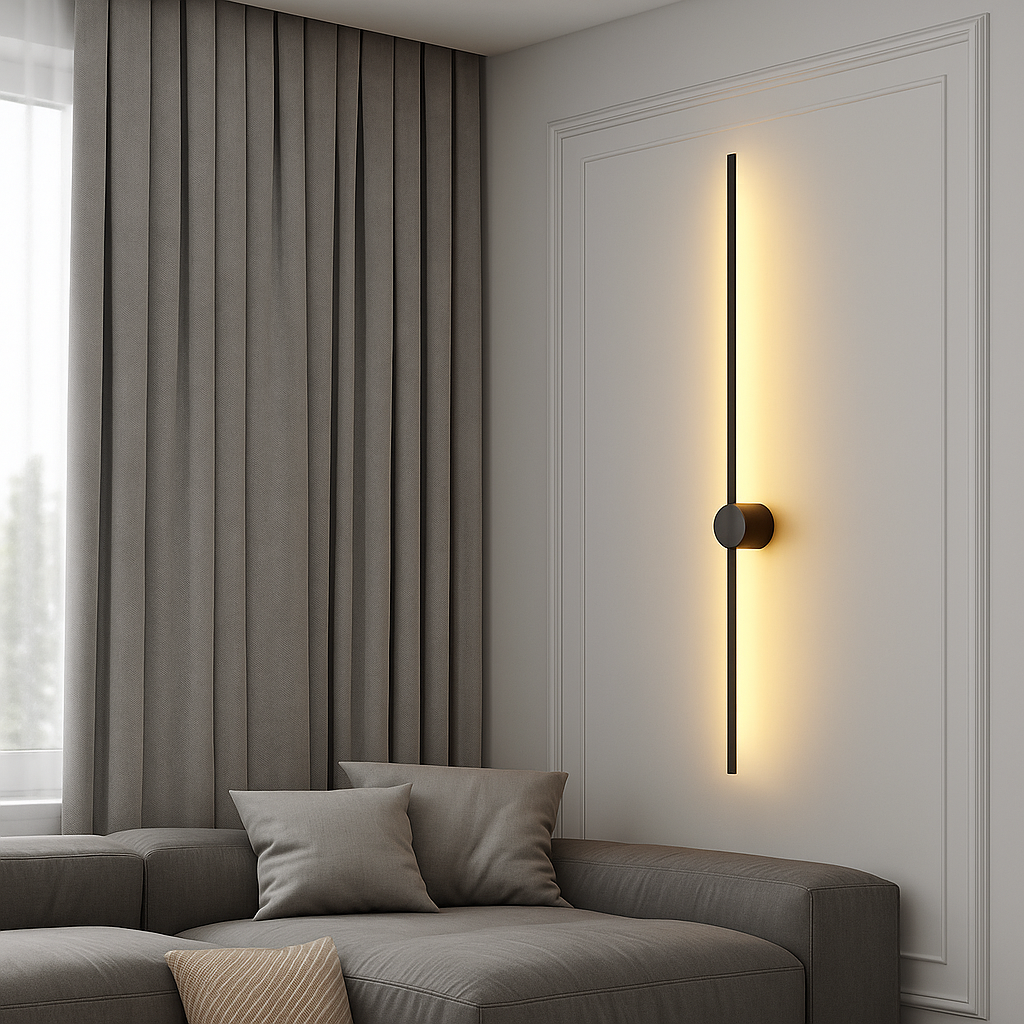 Linear Wall Sconce with Backlit Indirect LED Illumination and Contemporary Design - Image 6