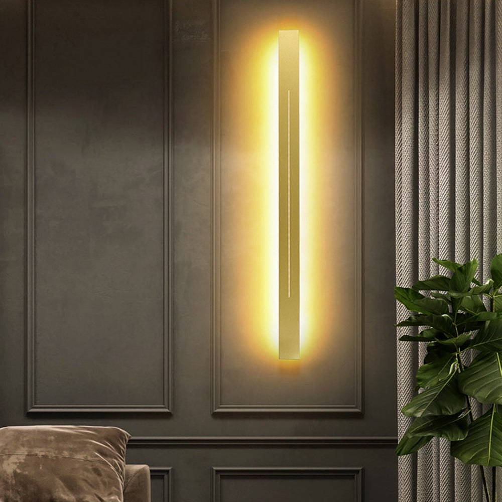 Linear Wall Sconce with Modern LED Backlit Design and Minimalist Slim Profile - Image 10