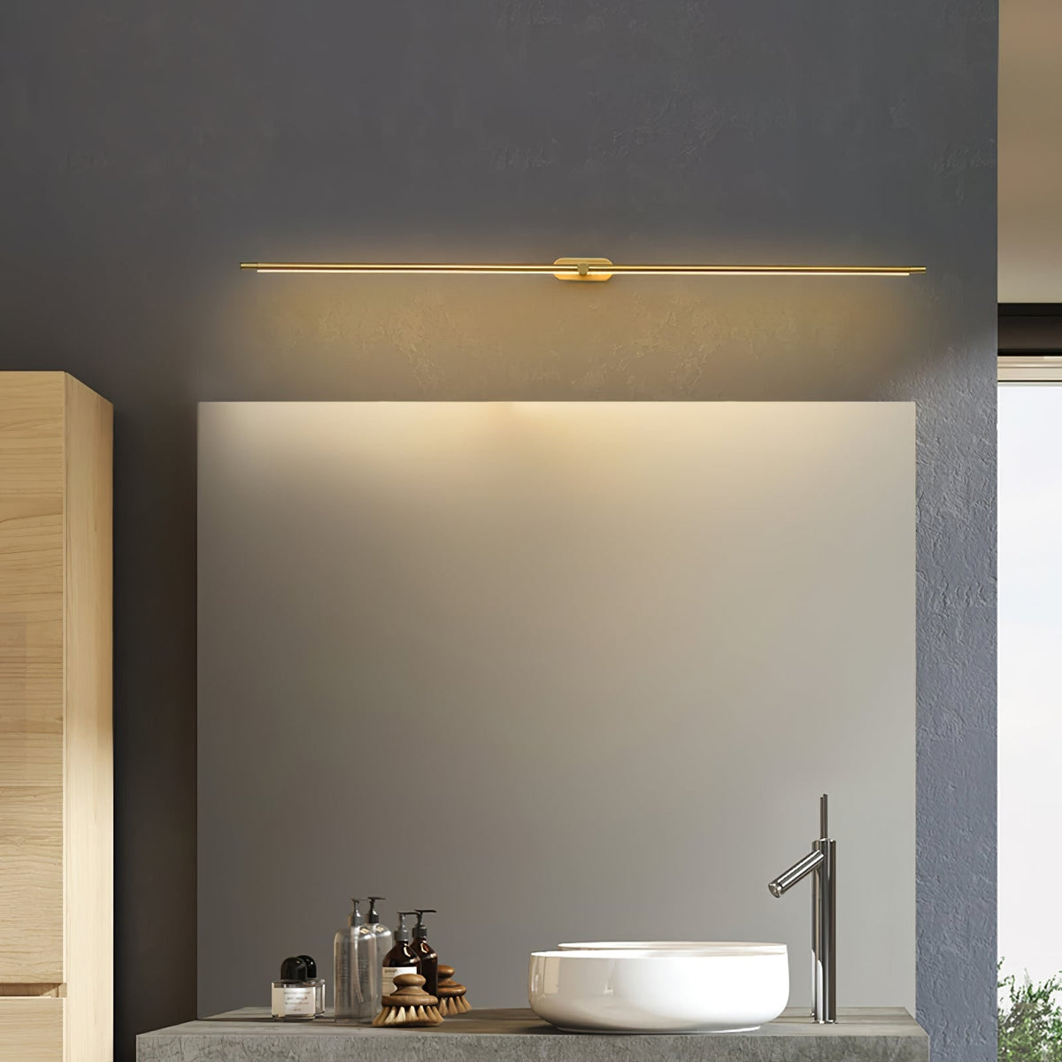Magnetic Linear Wall Sconce with Wireless Rechargeable LED and Adjustable Pivot - Image 11