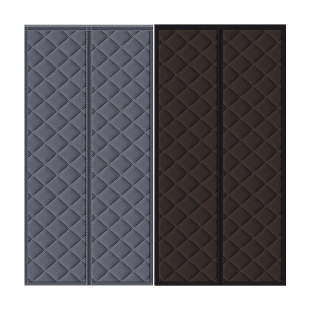 Magnetic Insulated Door Curtain with Quilted Pattern for Garage and Patio Heat Insulation - Main product image