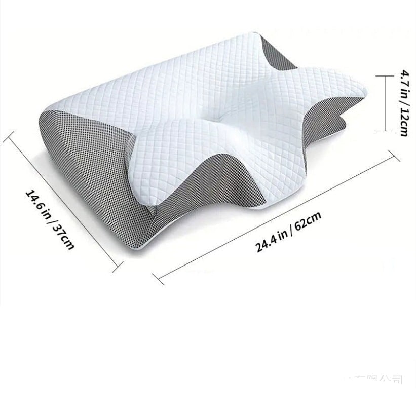 Memory Foam Cervical Pillow with Orthopedic Neck Support and Ergonomic Contoured Design - Image 5