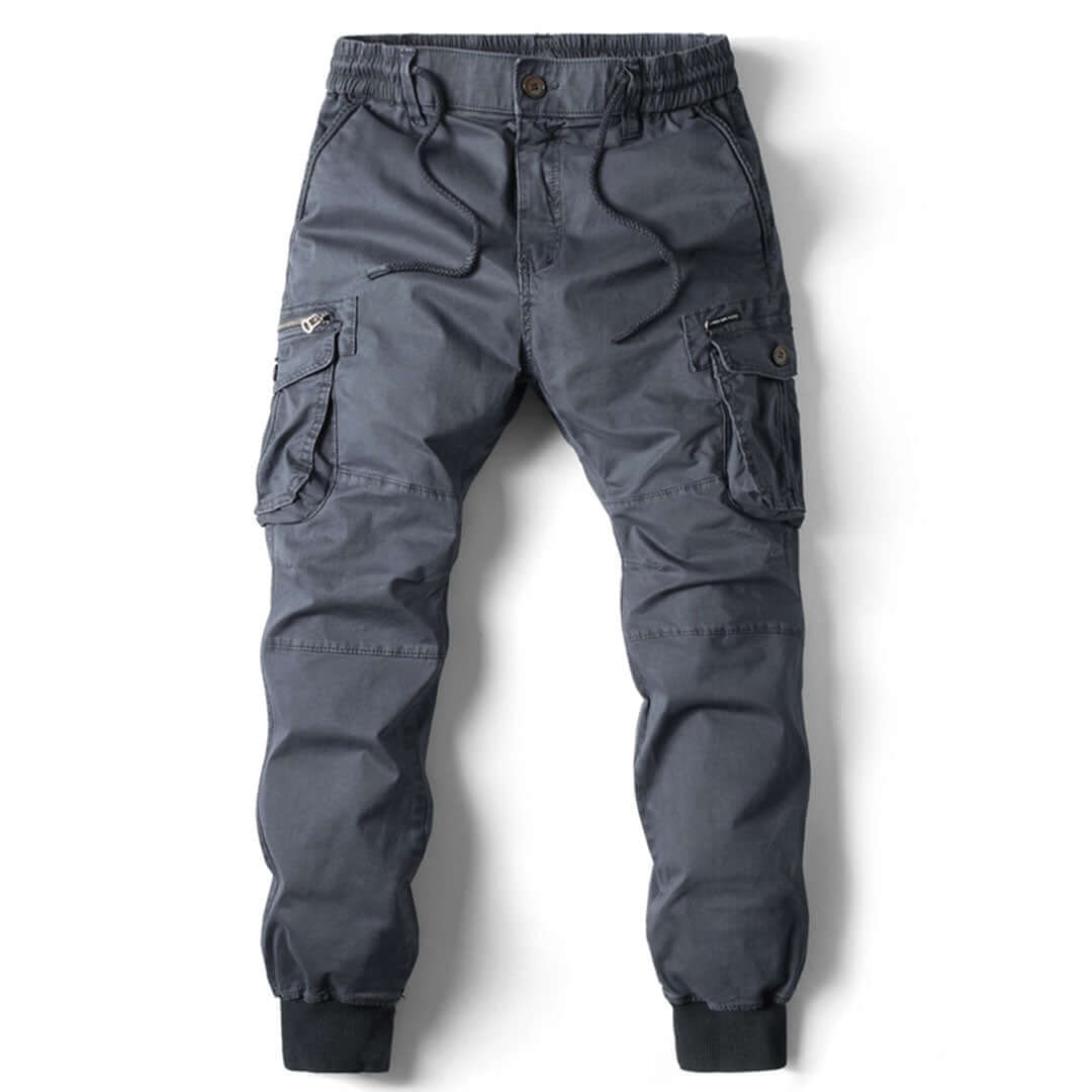 Men's Cargo Jogger Pants with Drawstring and Pockets - Image 7