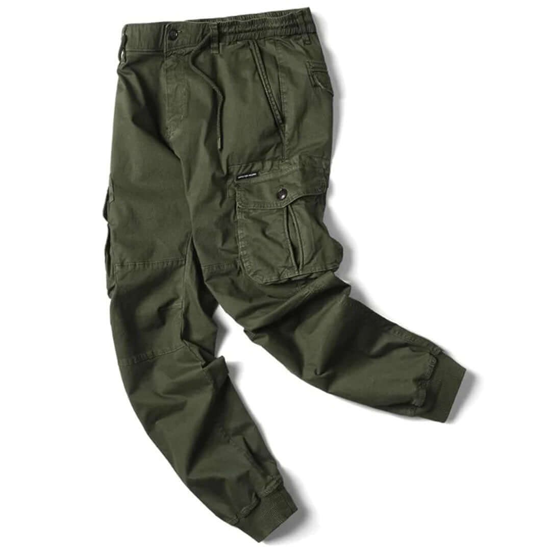 Men's Cargo Jogger Pants with Drawstring and Pockets - Image 9