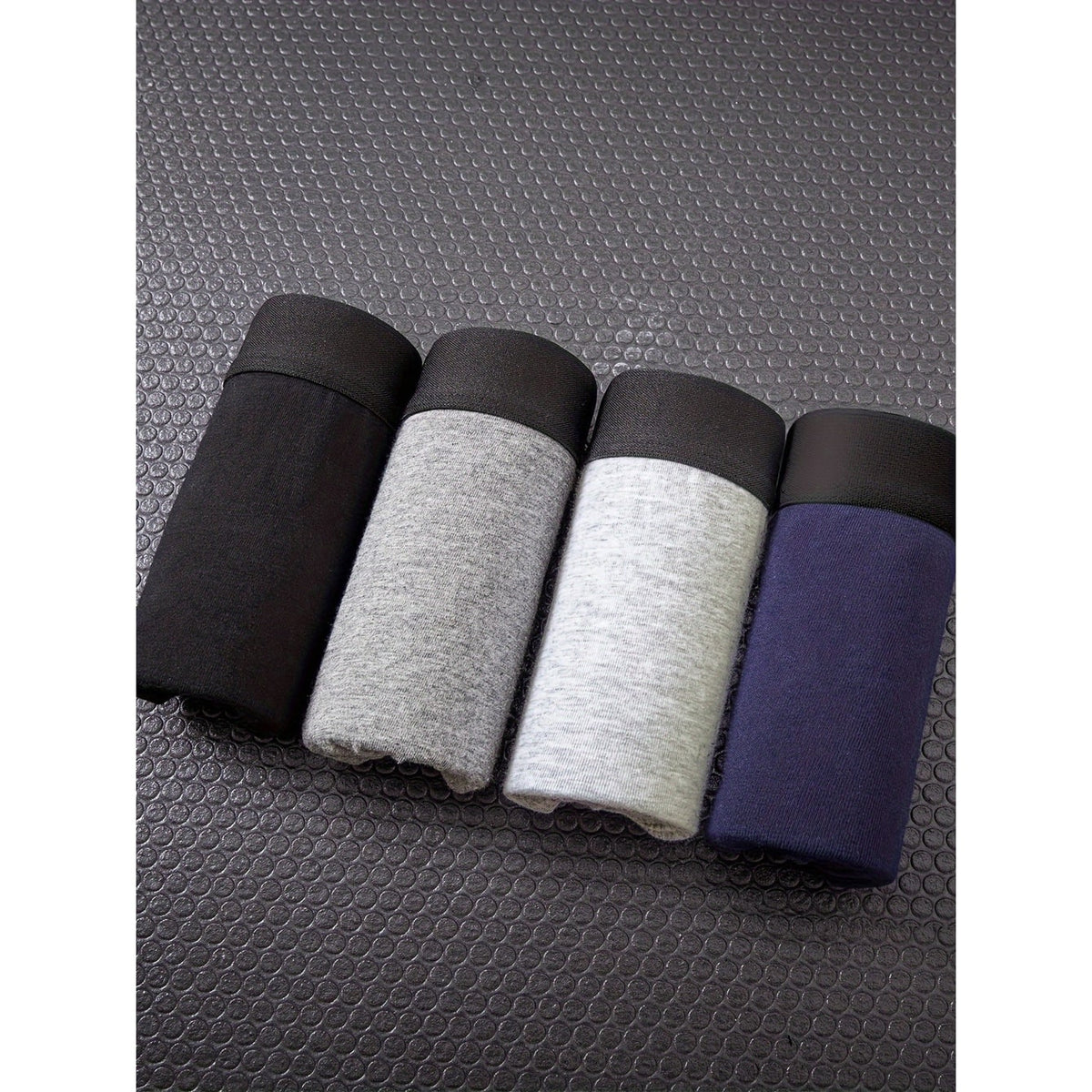 Men's Cotton Boxer Briefs 4-Pack with Stretch Fabric and Elastic Waistband - Image 10