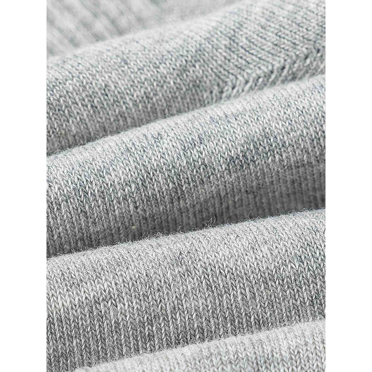 Men's Cotton Crew Socks 5-Pack with Ribbed Cuffs and Stripe Details - Image 6