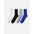 Men's Crew Athletic Socks Cotton Blend with Cushioned Sole and Arch Support - Image 1