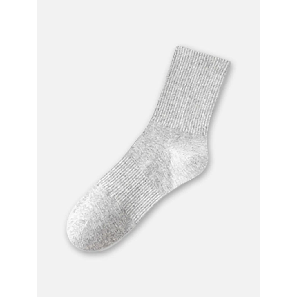 Men's Crew Socks with Moisture Wicking Combed Cotton and Ribbed Arch Support - Image 3