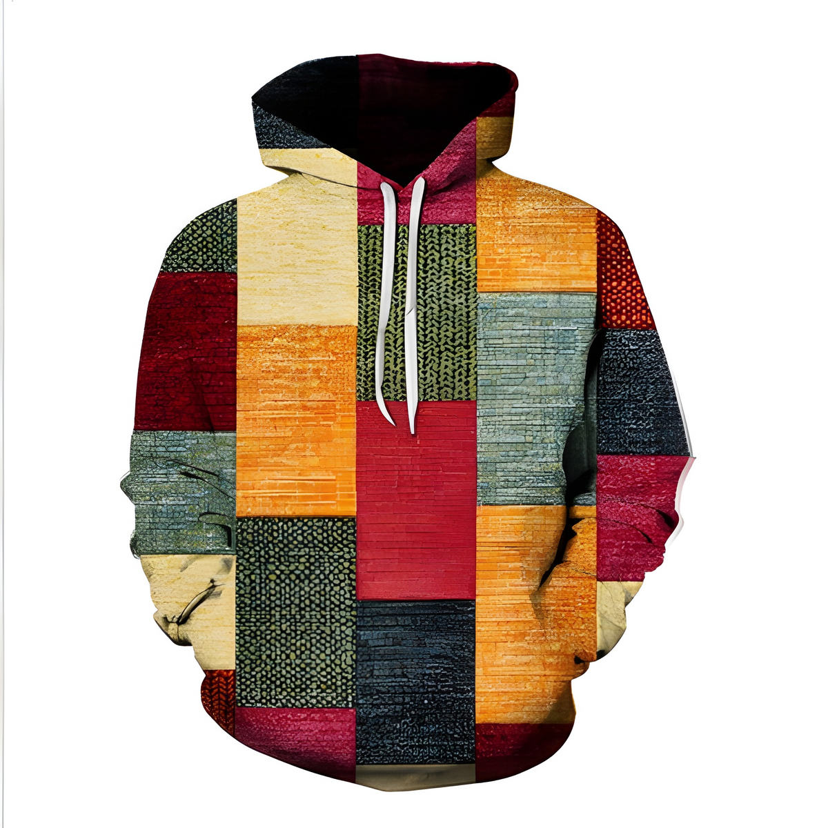 Men's Graphic Pullover Hoodie Sweatshirt with Kangaroo Pocket Streetwear - Image 1