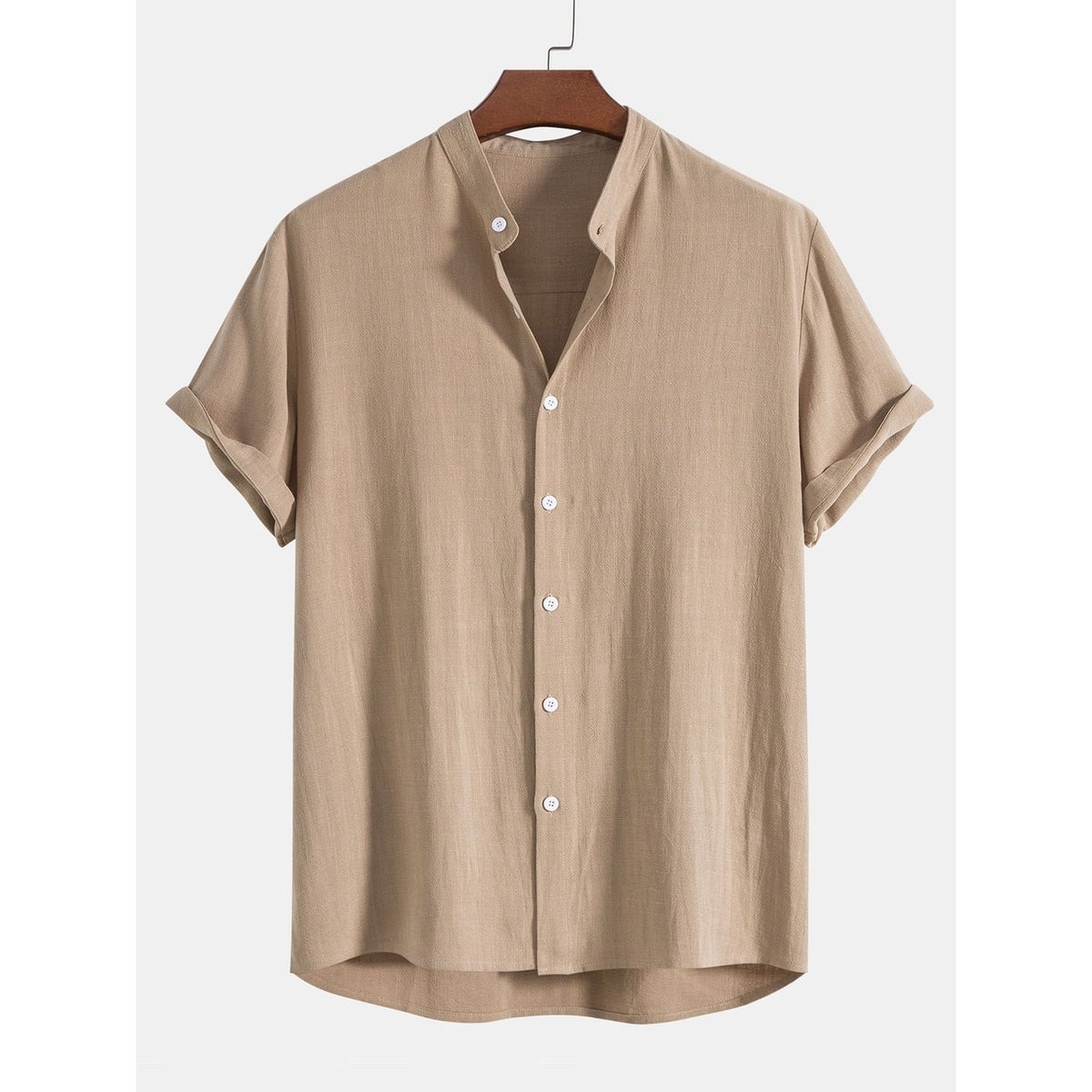 Mens Matching Sets Two Piece Textured -Look Fabric - Image 5