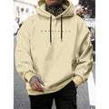 Men's Oversized Graphic Hoodie with Drawstring Cotton Kangaroo Pocket - Image 1