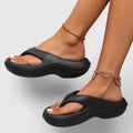 Men's Platform Flip Flops with Eva Foam Cushioned Footbed - Image 5