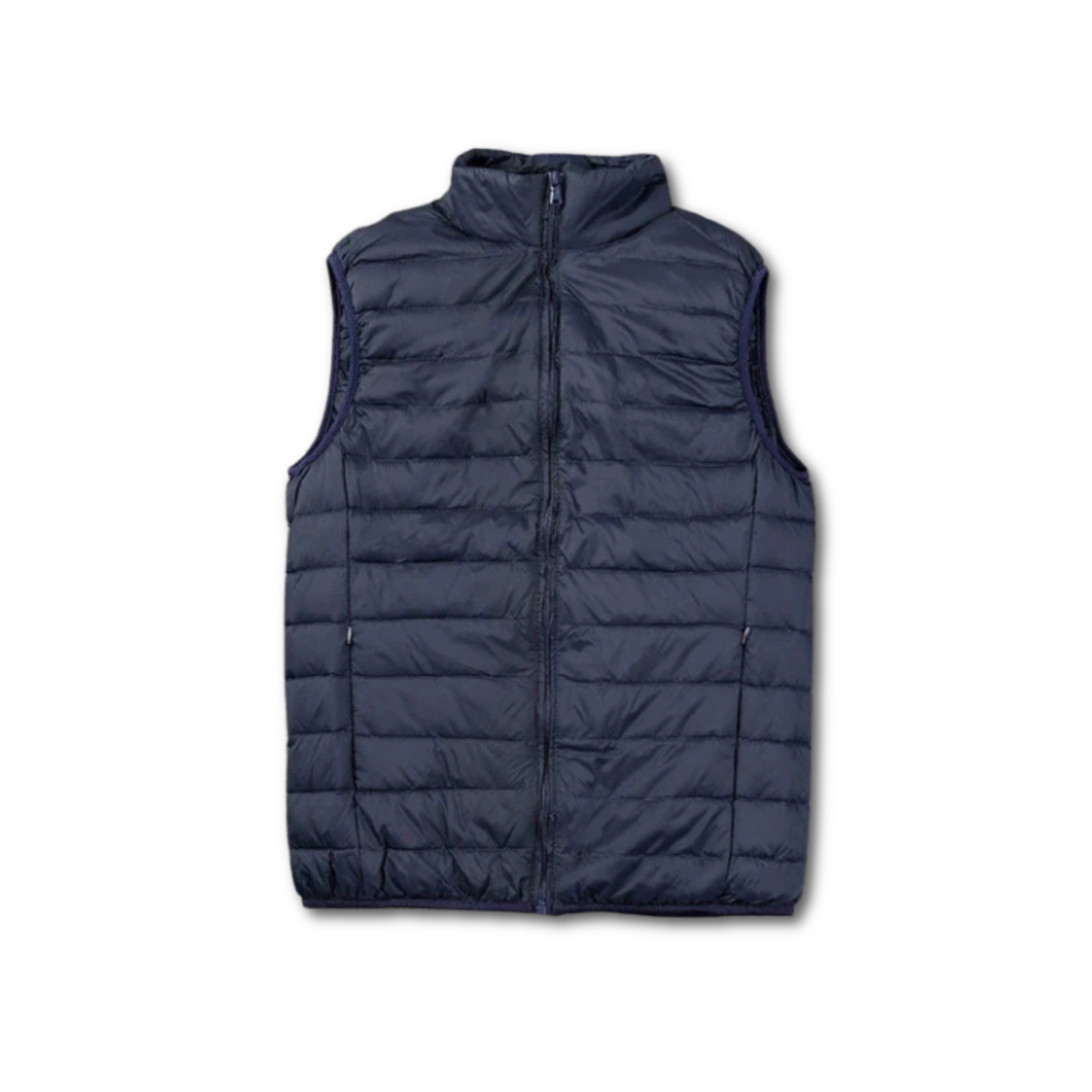 Men's Puffer Quilted Vest with Insulation and Stand Collar - Image 3