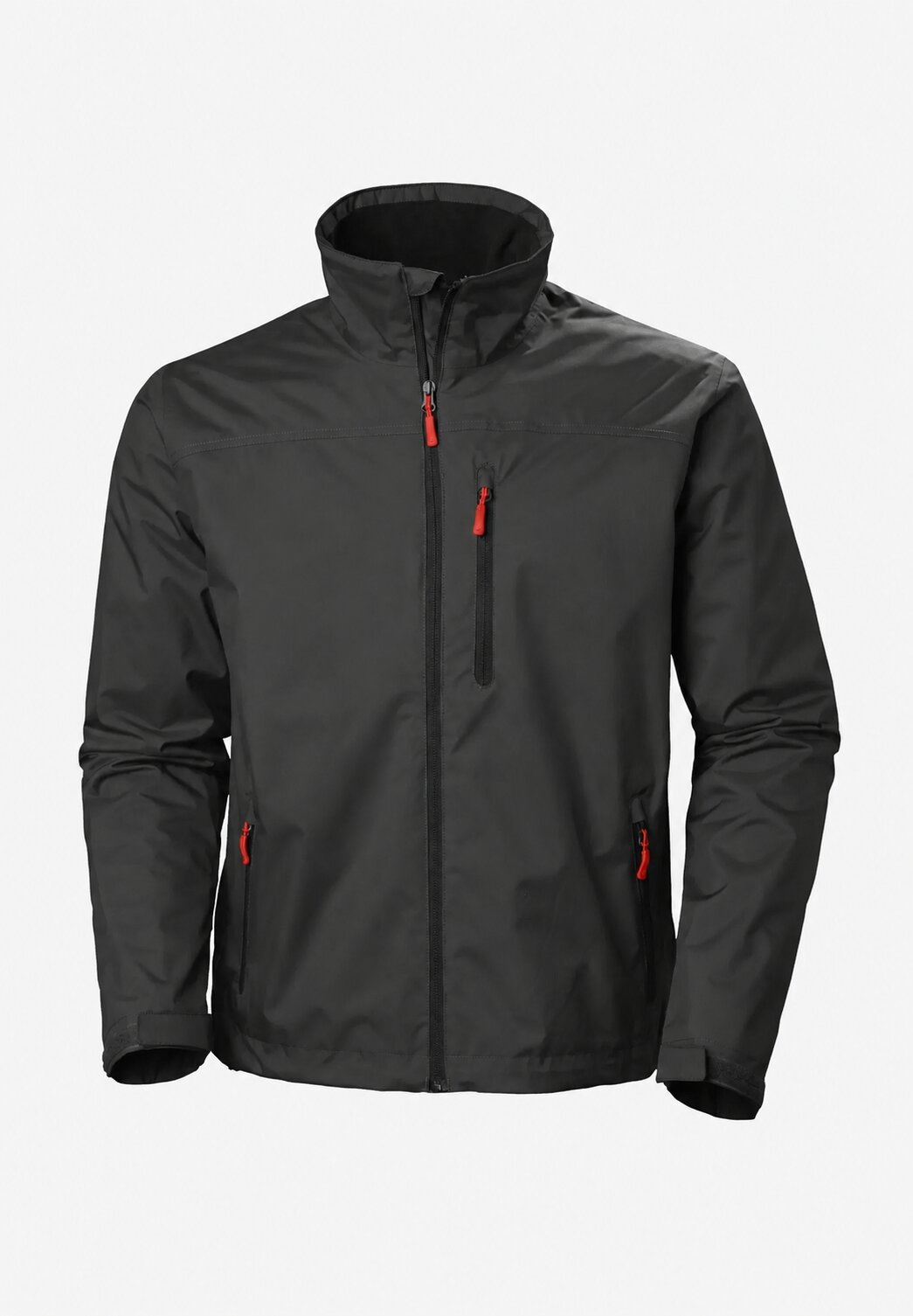 Men's Rain Jacket with Water-Resistant Collar and Zip Closure - Image 2
