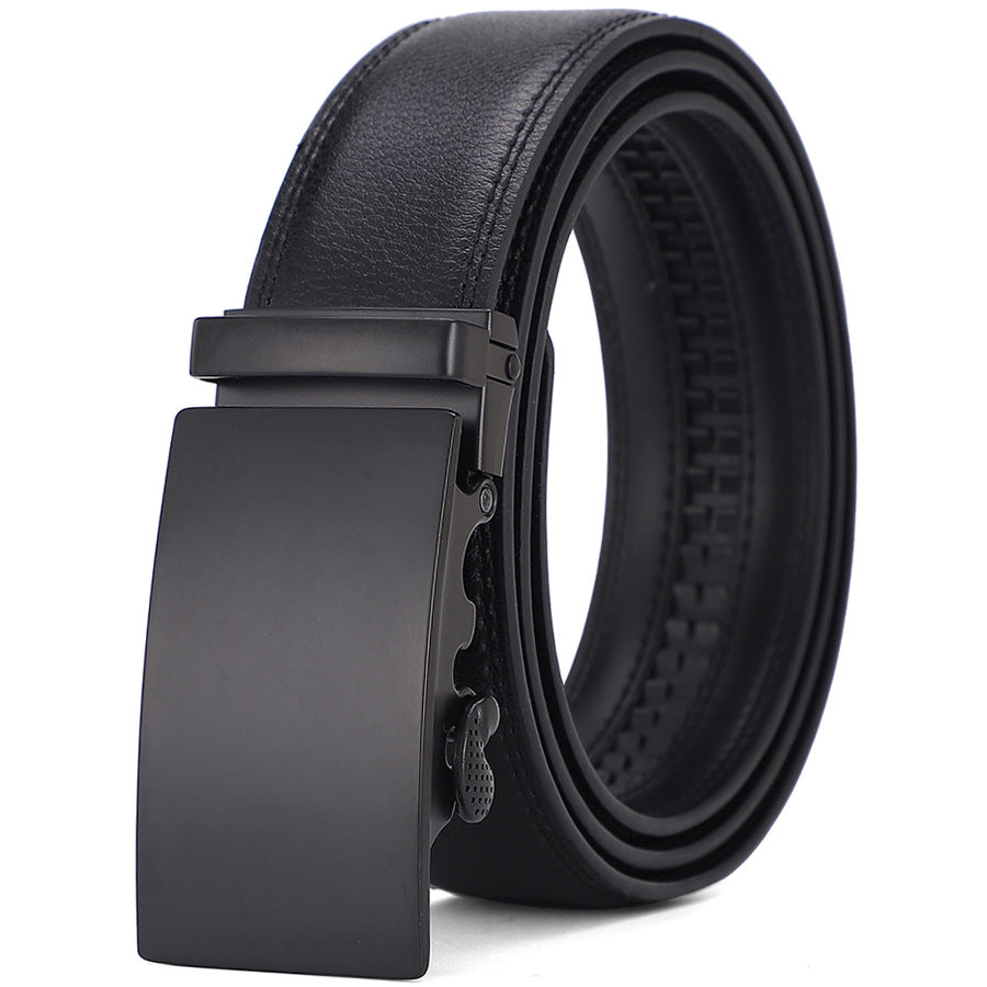 Men's Ratchet Belt with Automatic Metal Buckle and Adjustable Length - Image 6