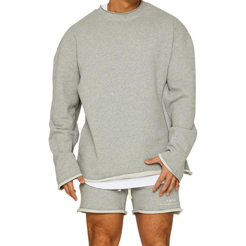 Men's Short Lounge and Oversized Two Piece Set with Drawstring - Image 1