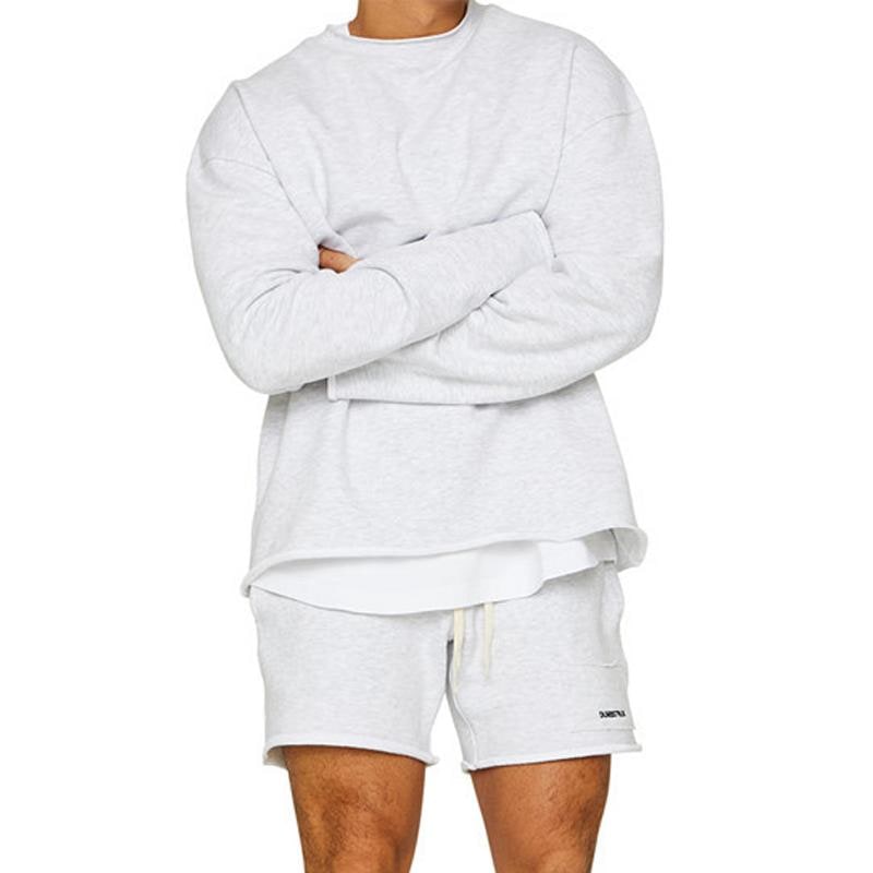 Men's Short Lounge and Oversized Two Piece Set with Drawstring - Image 13