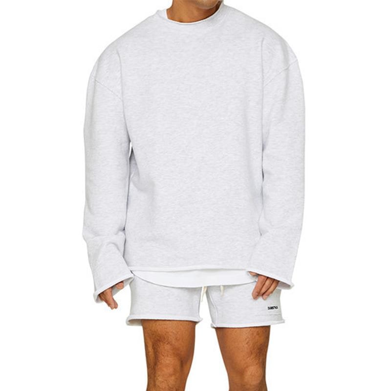 Men's Short Lounge and Oversized Two Piece Set with Drawstring - Image 14