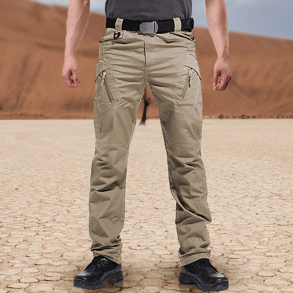 Men's Tactical Cargo Work Pants with Ripstop and Water Resistant Finish - Image 3
