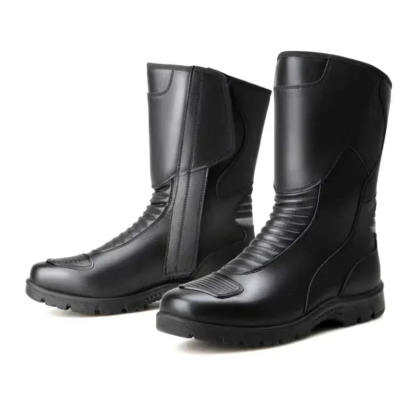 Men's Waterproof Motorcycle Touring Boots with Ankle Support - Image 1