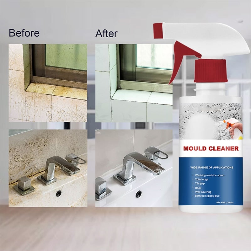 Mold and Mildew Remover Spray with Fast-Acting Formula for Bathrooms and Kitchens - Image 1