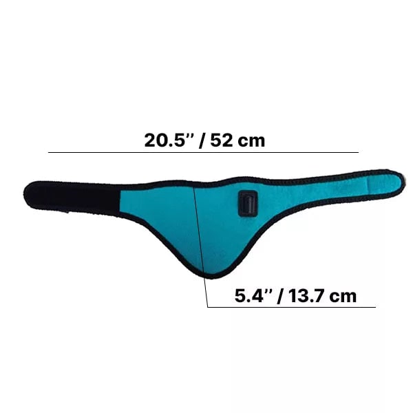 Neck Heating Pad with Adjustable Heat Settings and Hook-And-Loop Closure - Image 6