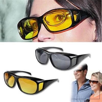 Night Driving Glasses with Anti-Glare Wrap-Around Fit-Over Design for Enhanced Vision - Image 9