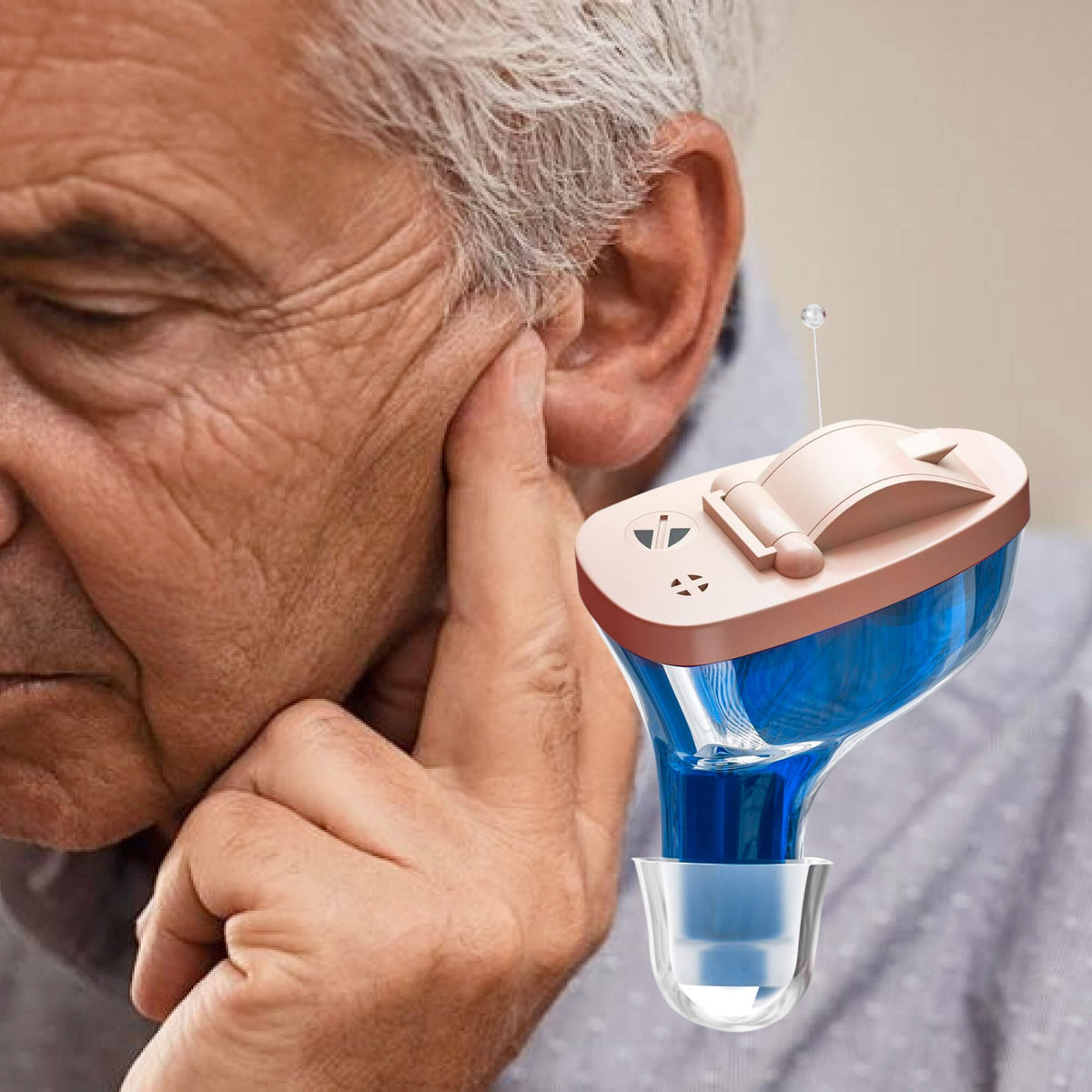Non Prescription Hearing Aids with Rechargeable Charging Case and Crystal Clear Sound - Image 1