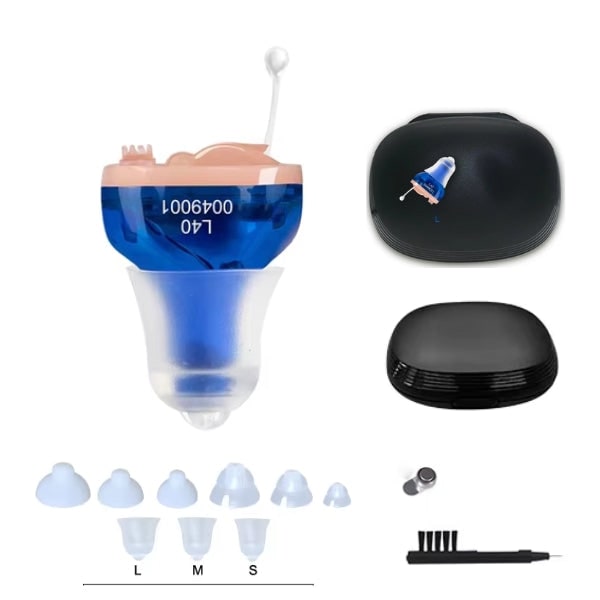 Non Prescription Hearing Aids with Rechargeable Charging Case and Crystal Clear Sound - Image 3