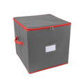Ornament Storage Container with Adjustable Dividers Zippered Lid and Viewing Window - Image 6