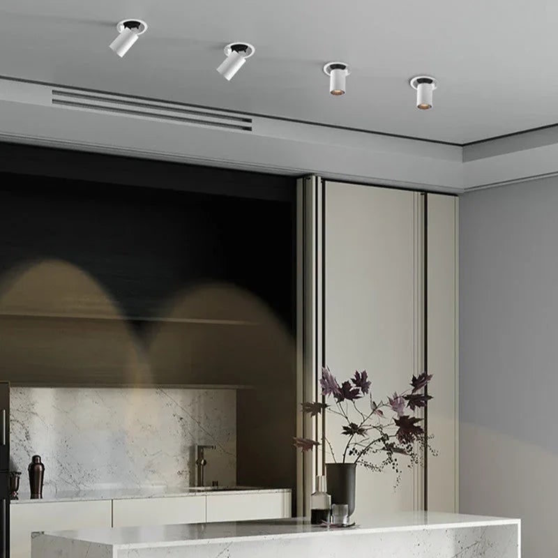 Recessed LED Pot Lights Adjustable Dimmable Ceiling Spotlight with Pull-Out Design - Image 6
