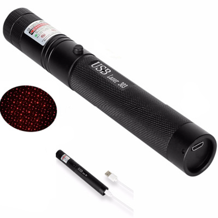 Rechargeable Laser Pointer Pen with Adjustable Focus and USB Charging - Image 5