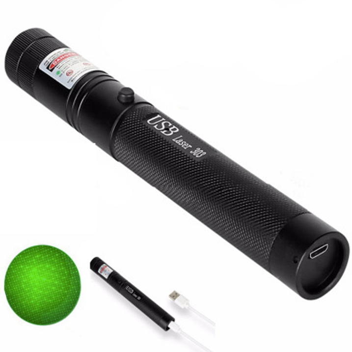 Rechargeable Laser Pointer Pen with Adjustable Focus and USB Charging - Image 6