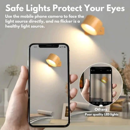 Rechargeable Wall Sconce with 360° Rotating Magnetic Head and Remote Control - Image 9