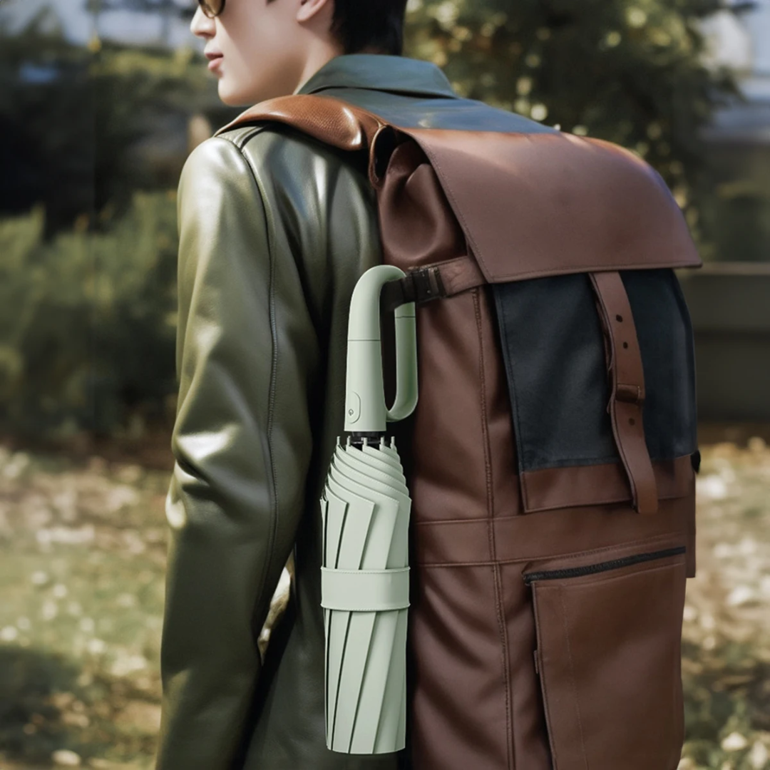 Repel Windproof Travel Umbrella with Automatic Open Close and Reverse Folding Design - Image 7
