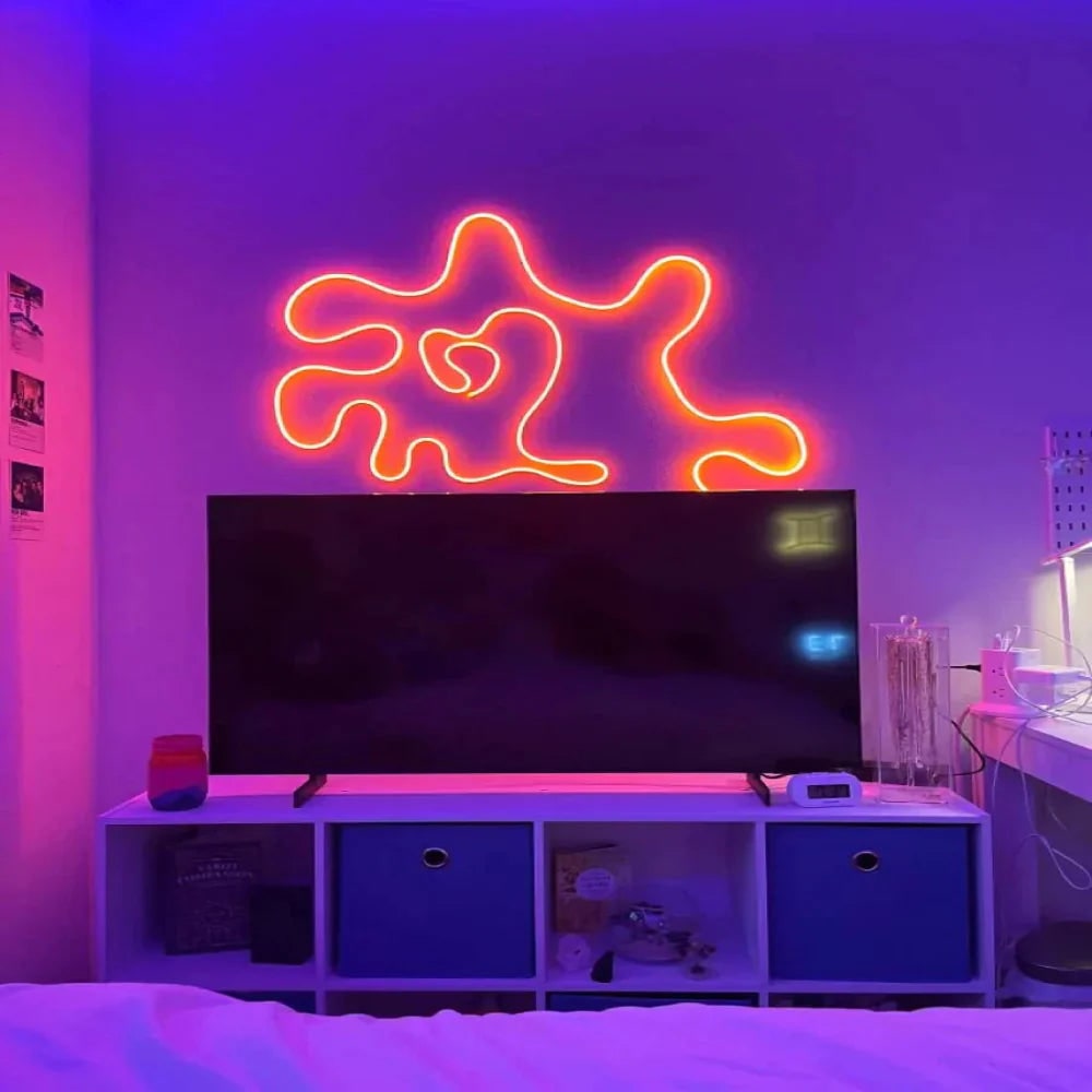 Rgb LED Strip Light with App Control and Flexible Neon Rope Design for Creative Indoor Lighting - Image 3