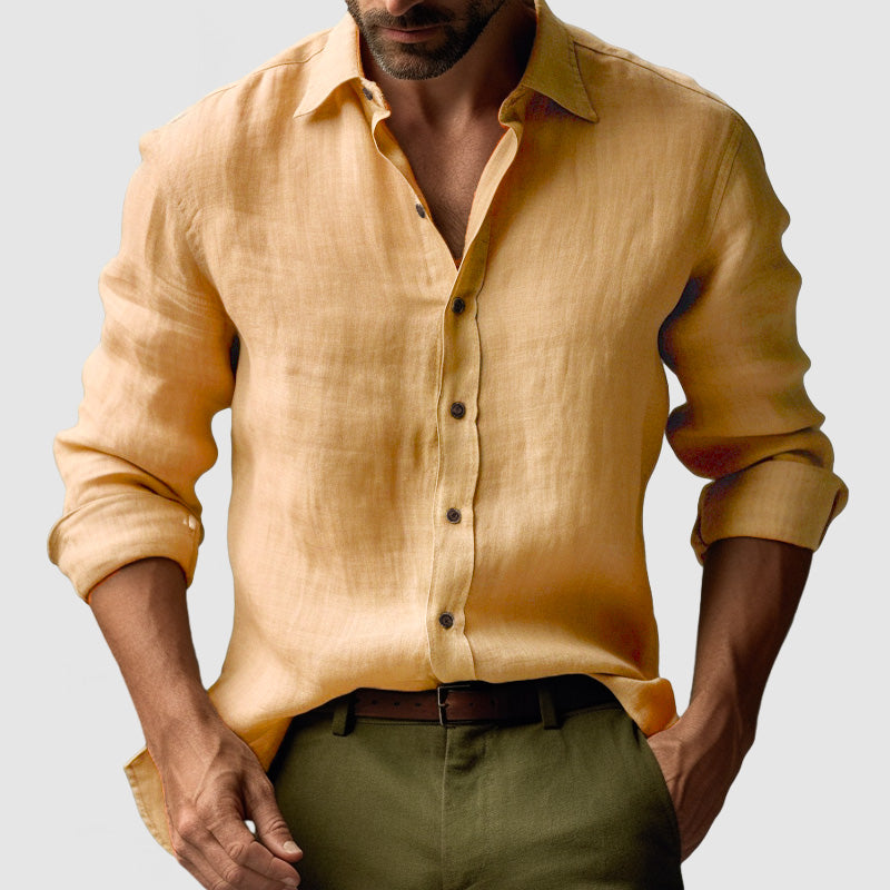 Rocco | Camicia da Uomo a Maniche Lunghe Traspirante