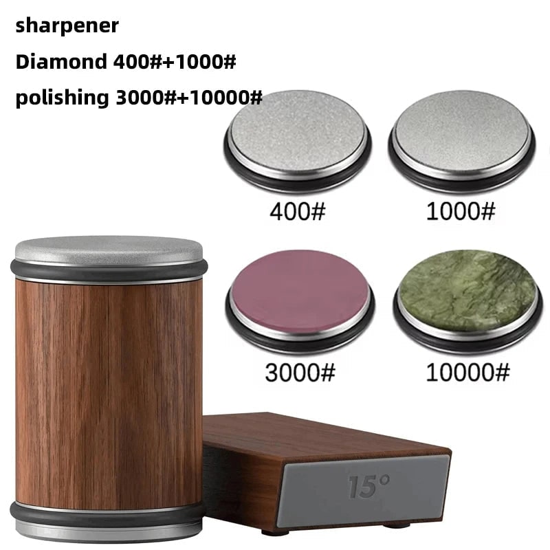 Rolling Knife Sharpener with Magnetic Base and Dual Angle Diamond Abrasive - Image 59