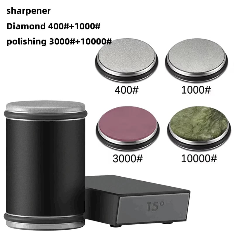 Rolling Knife Sharpener with Magnetic Base and Dual Angle Diamond Abrasive - Image 60