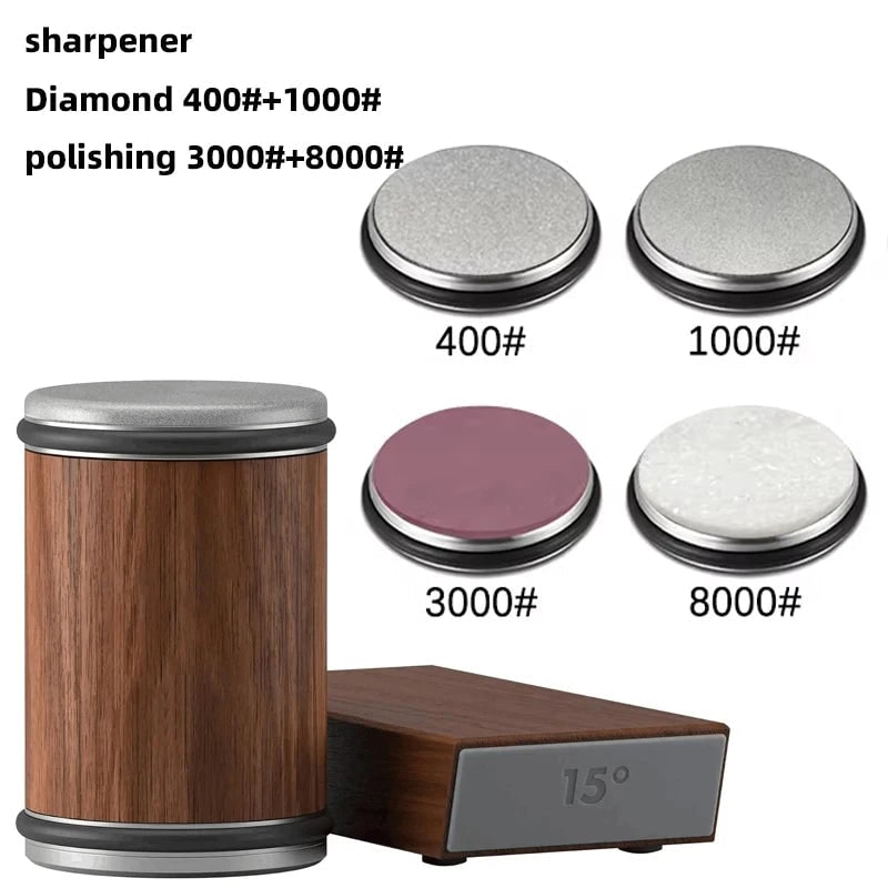 Rolling Knife Sharpener with Magnetic Base and Dual Angle Diamond Abrasive - Image 64