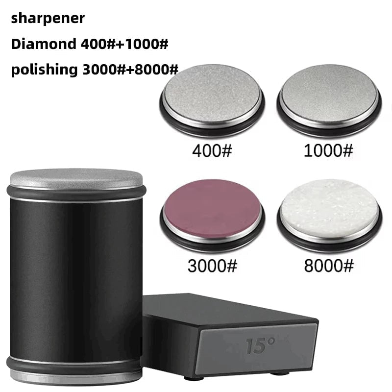 Rolling Knife Sharpener with Magnetic Base and Dual Angle Diamond Abrasive - Image 65