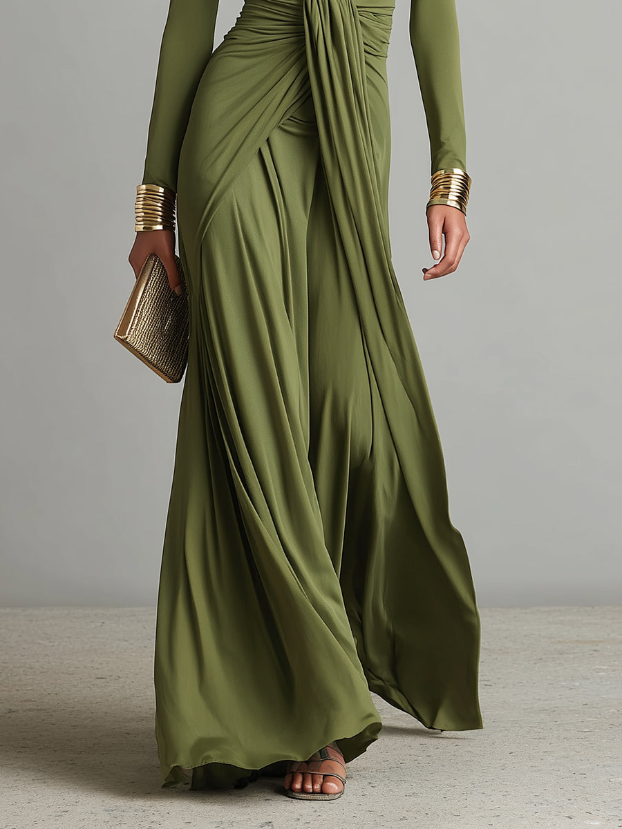Evening Wrap Dress