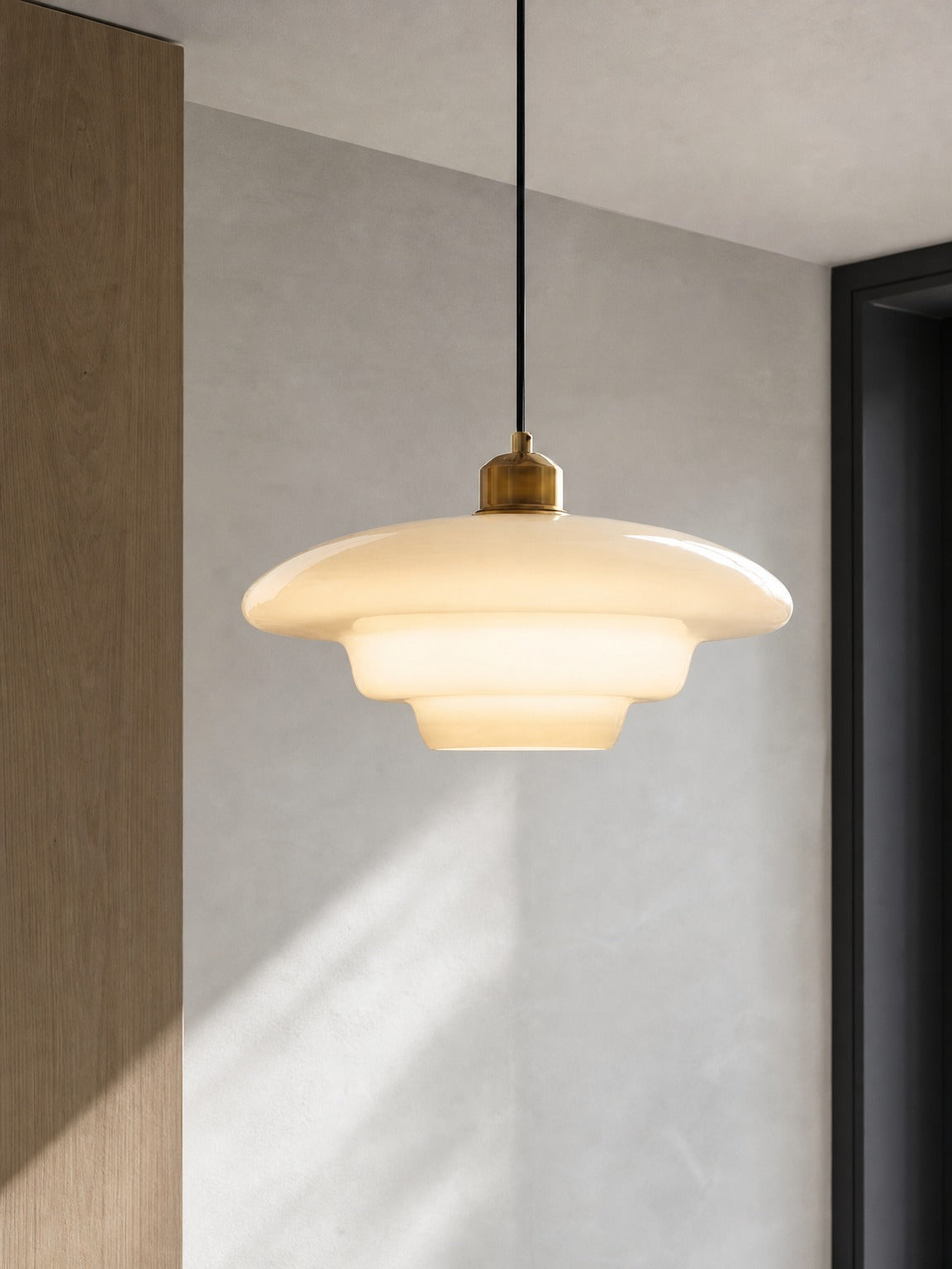 Tiered Glass Pendant